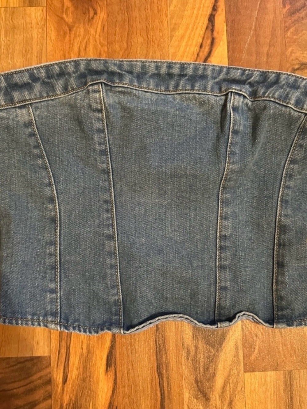 pretty little thing tall Classic Blue Denim Women’s top